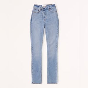 Abercrombie Ultra High Rise 90s Slim Straight Jean